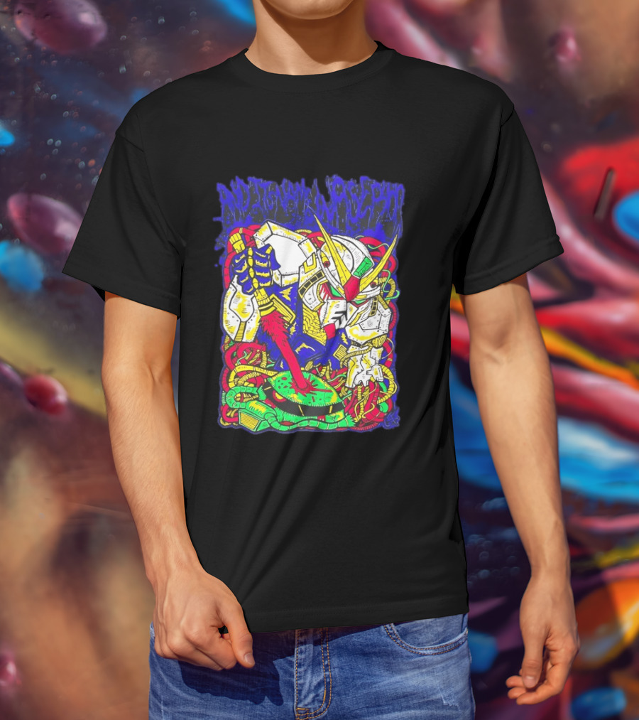 Gundam Mobile Suit Neon Graffiti T-Shirt