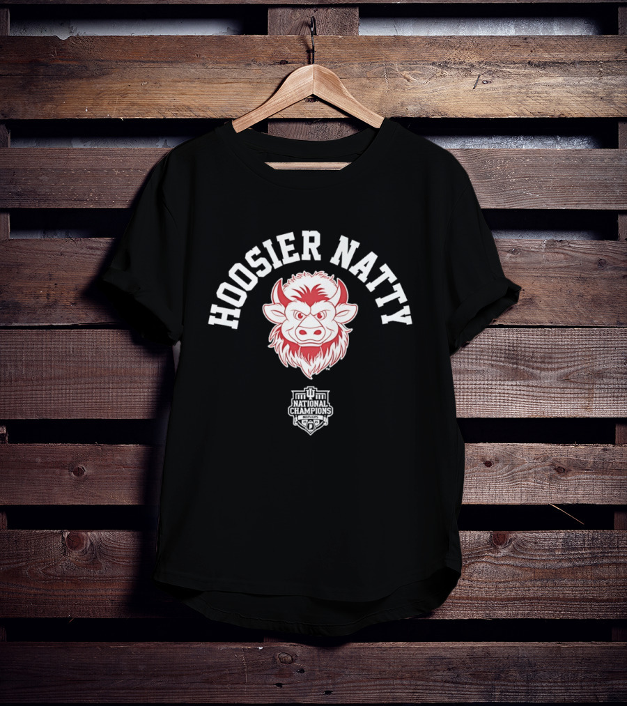 Hoosier Natty Indiana 2025 CFP National Championship Football T-Shirt