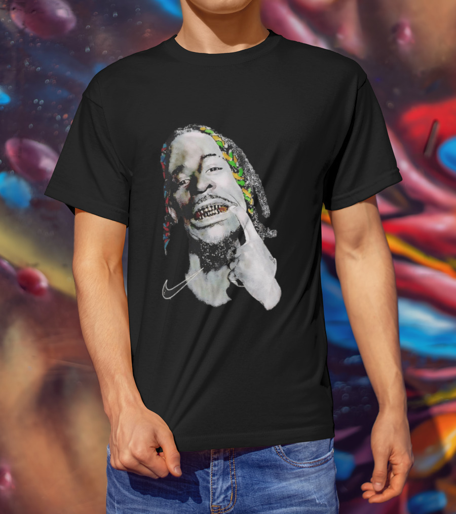Ja Morant Max90 Nike Iconic Grills And Colorful Braids T-Shirt