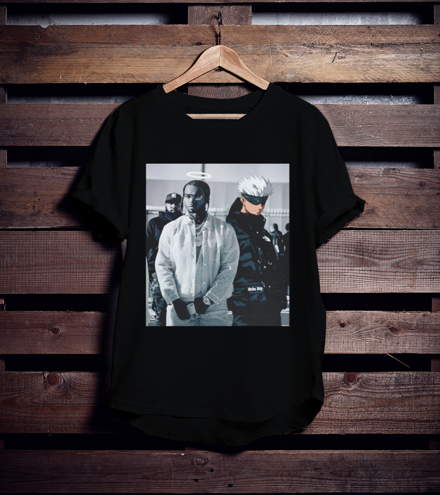 Jujutsu Kaisen Gojo Satoru Pop Smoke Collaboration T-Shirt