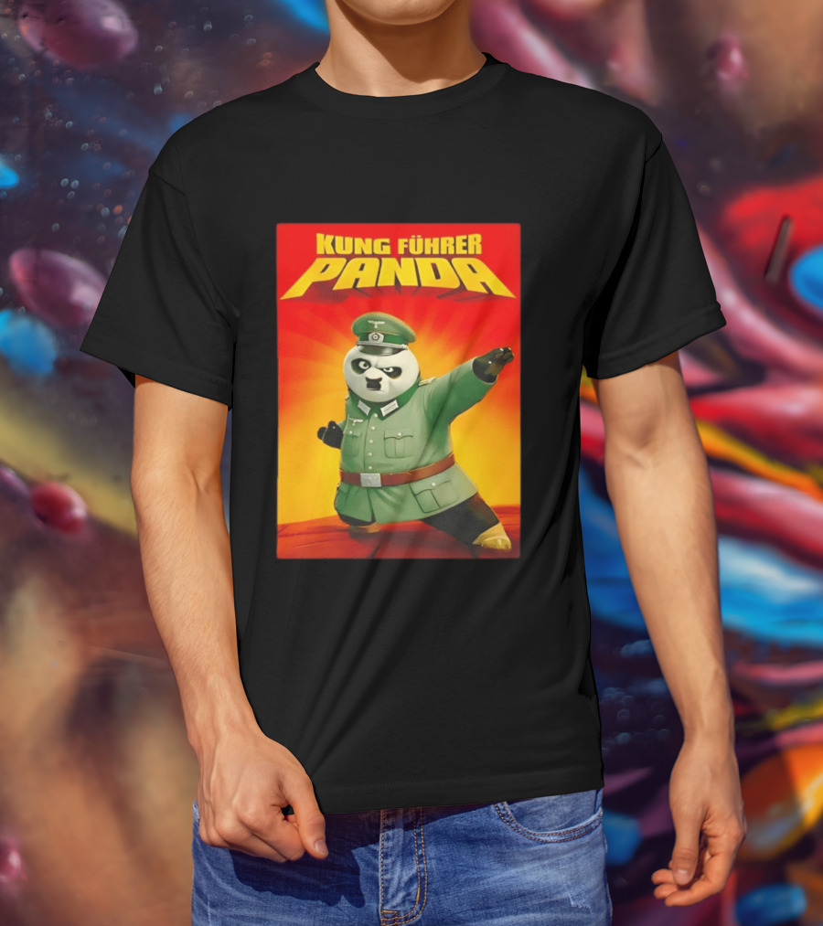 Kung Führer Panda Officer T-Shirt