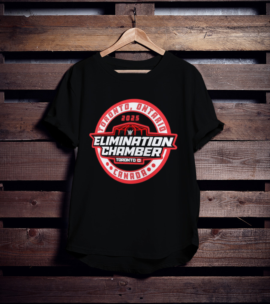 Toronto Ontario Canada Elimination Chamber 2025 Event T-Shirt