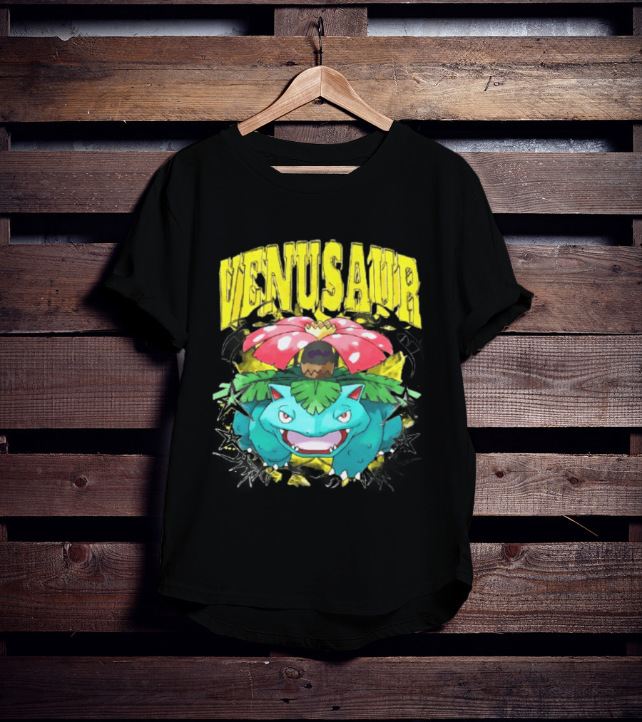 Venusaur Grass Poison Type Pokemon Anime T-Shirt