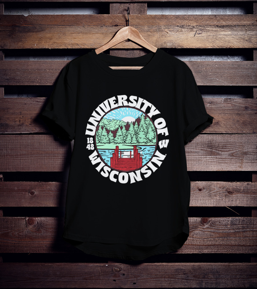 University Of Wisconsin 1848 Lake Scene T-Shirt