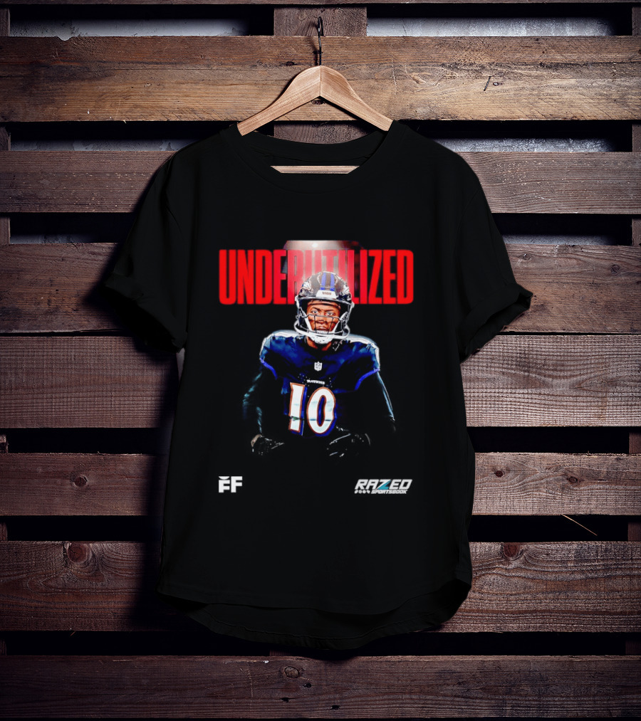Underutilized Baltimore Ravens Football 10 T-Shirt