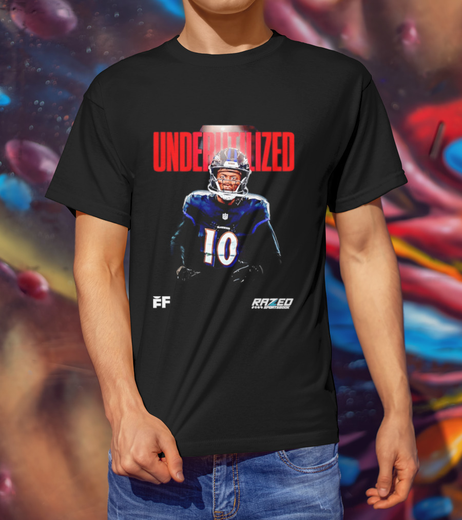 Underutilized Baltimore Ravens Football 10 T-Shirt