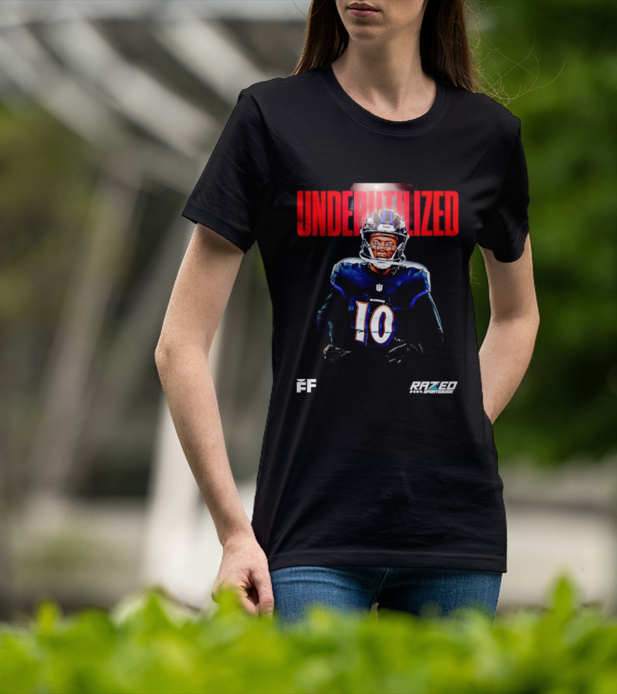 Underutilized Baltimore Ravens Football 10 T-Shirt