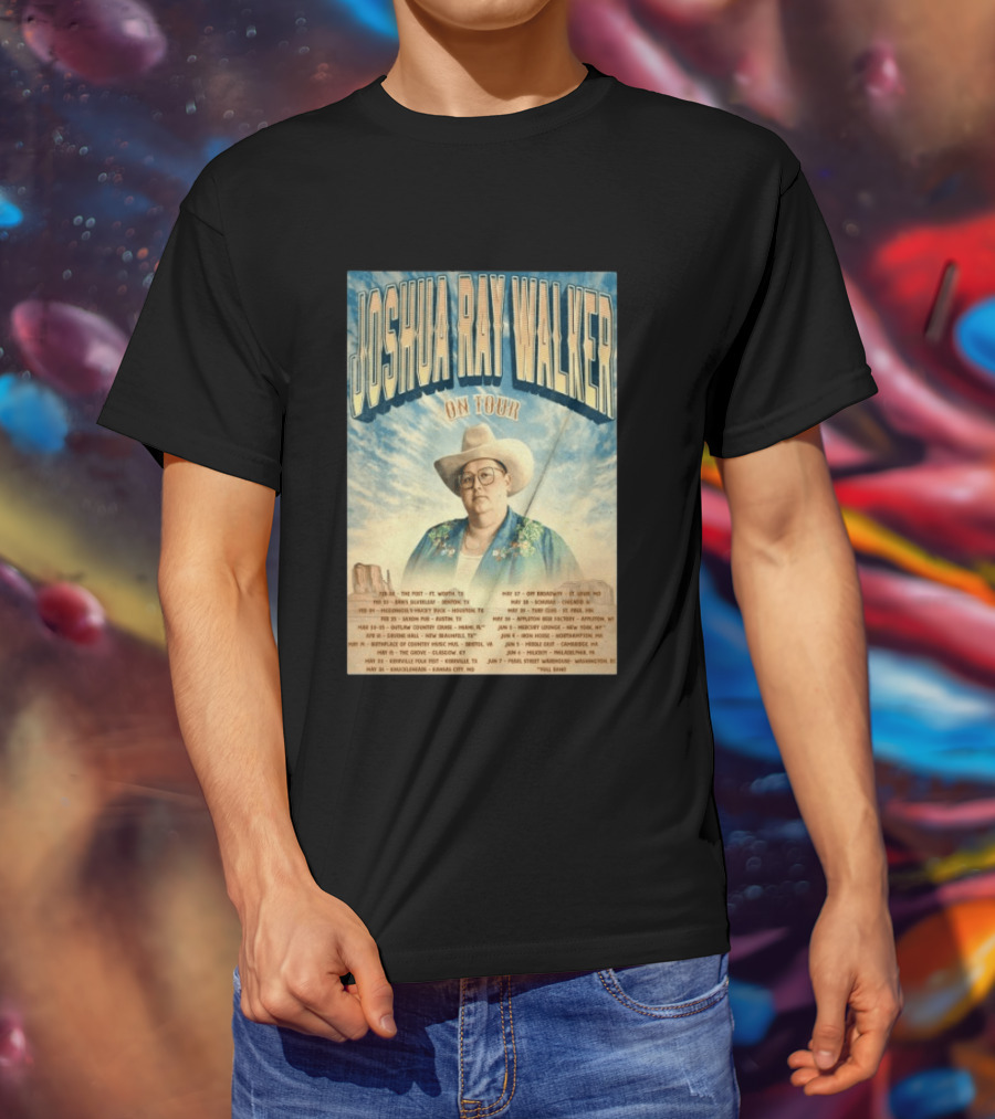 Joshua Ray Walker 2026 Tour Dates Off Broadway St. Louis Mystic Boise Mercury Lounge Tulsa T-Shirt