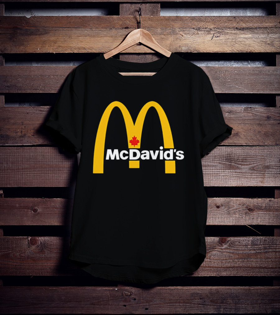 McDavid's McDonald's Canada Maple Leaf Arch T-Shirt