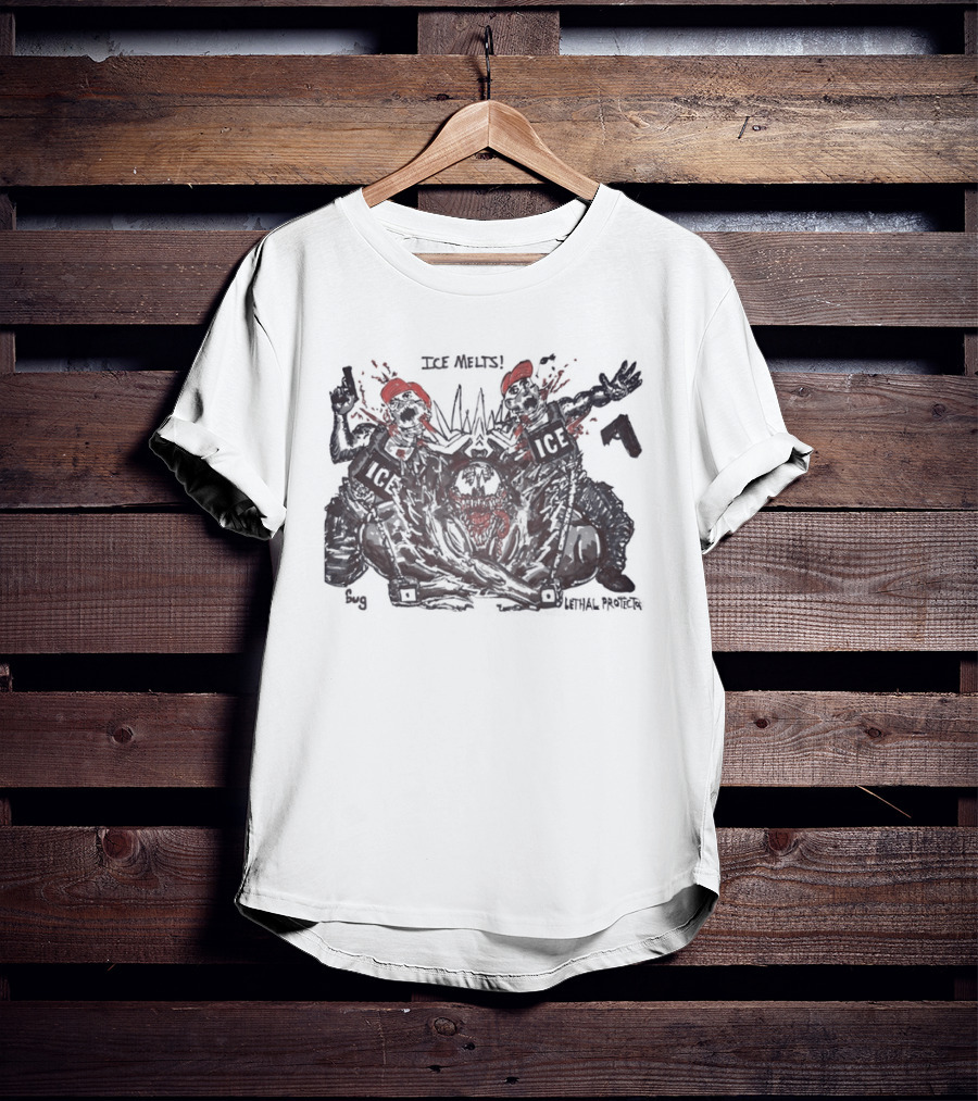 Venom Lethal Protector ICE Melts Army Tactical Horror T-Shirt