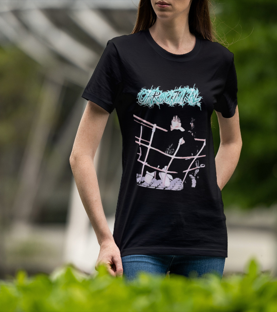 ChRocktikal Band Neon Style Abstract Art With Unique Pink Structure T-Shirt