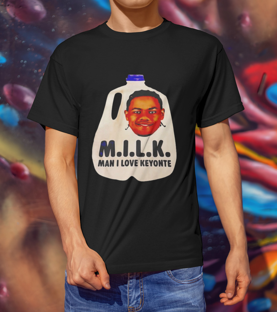 M.I.L.K Man I Love Keyonte George Fan T-Shirt