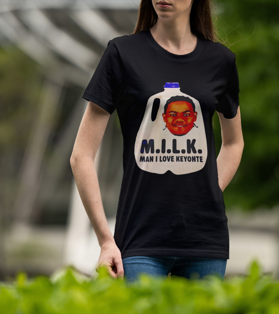 M.I.L.K Man I Love Keyonte George Fan T-Shirt
