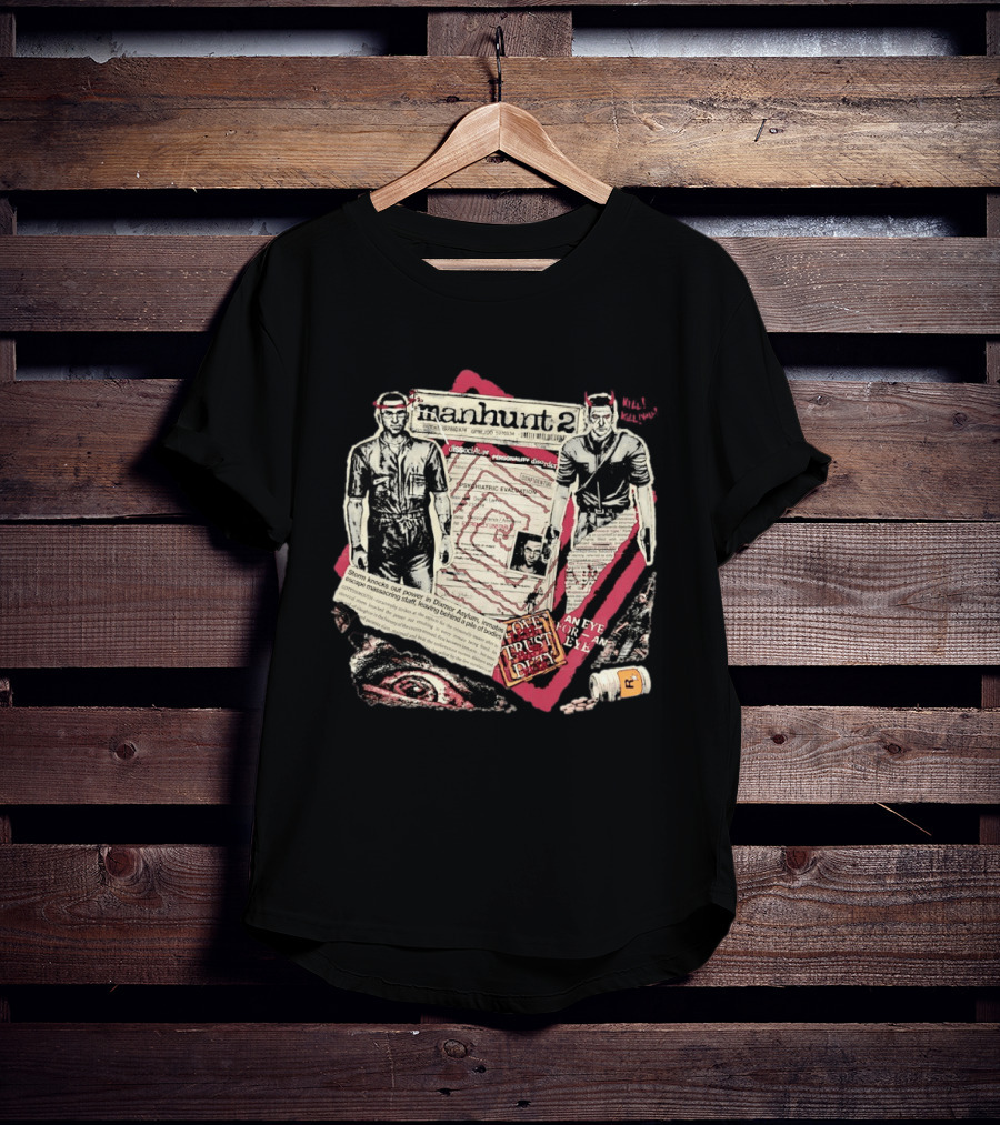 Manhunt 2 Psychiatric Evaluation Trust Cover Fragment Dissociative Identity An Eye For An Eye T-Shirt