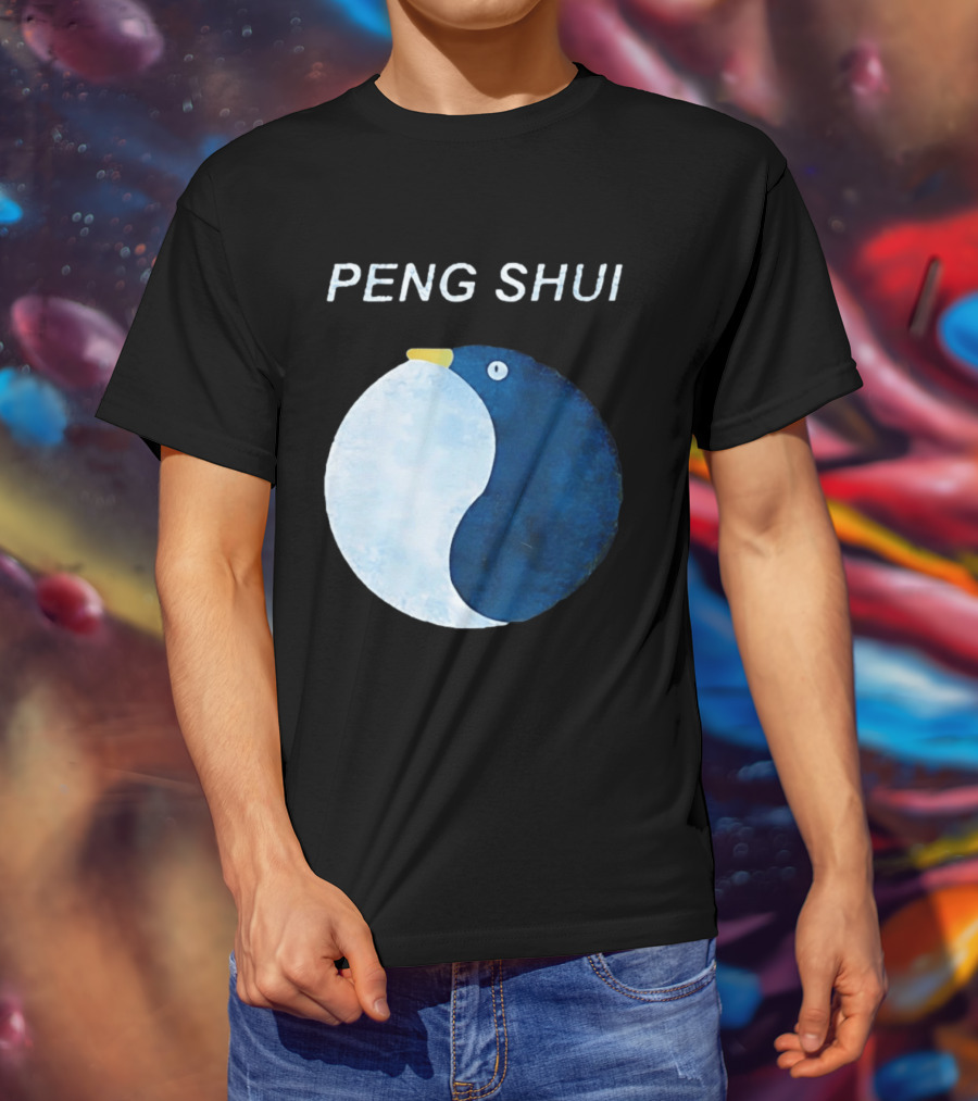 Peng Shui Feng Shui Penguin Yin Yang T-Shirt