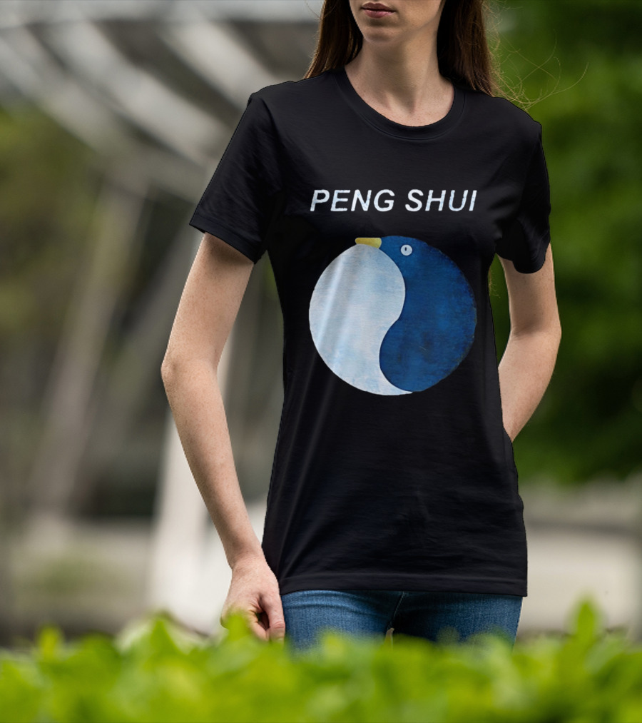 Peng Shui Feng Shui Penguin Yin Yang T-Shirt