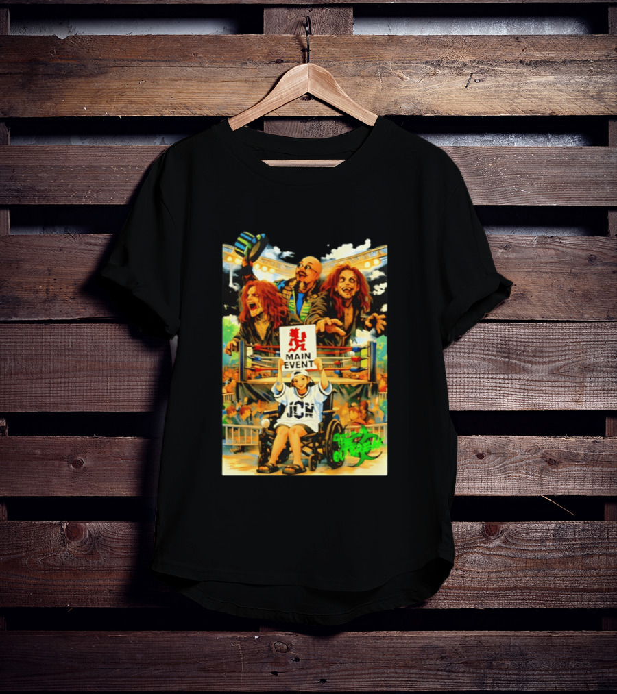 JCW Main Event Outbreak PT Undead Dreams Wrestling Ring Showdown T-Shirt