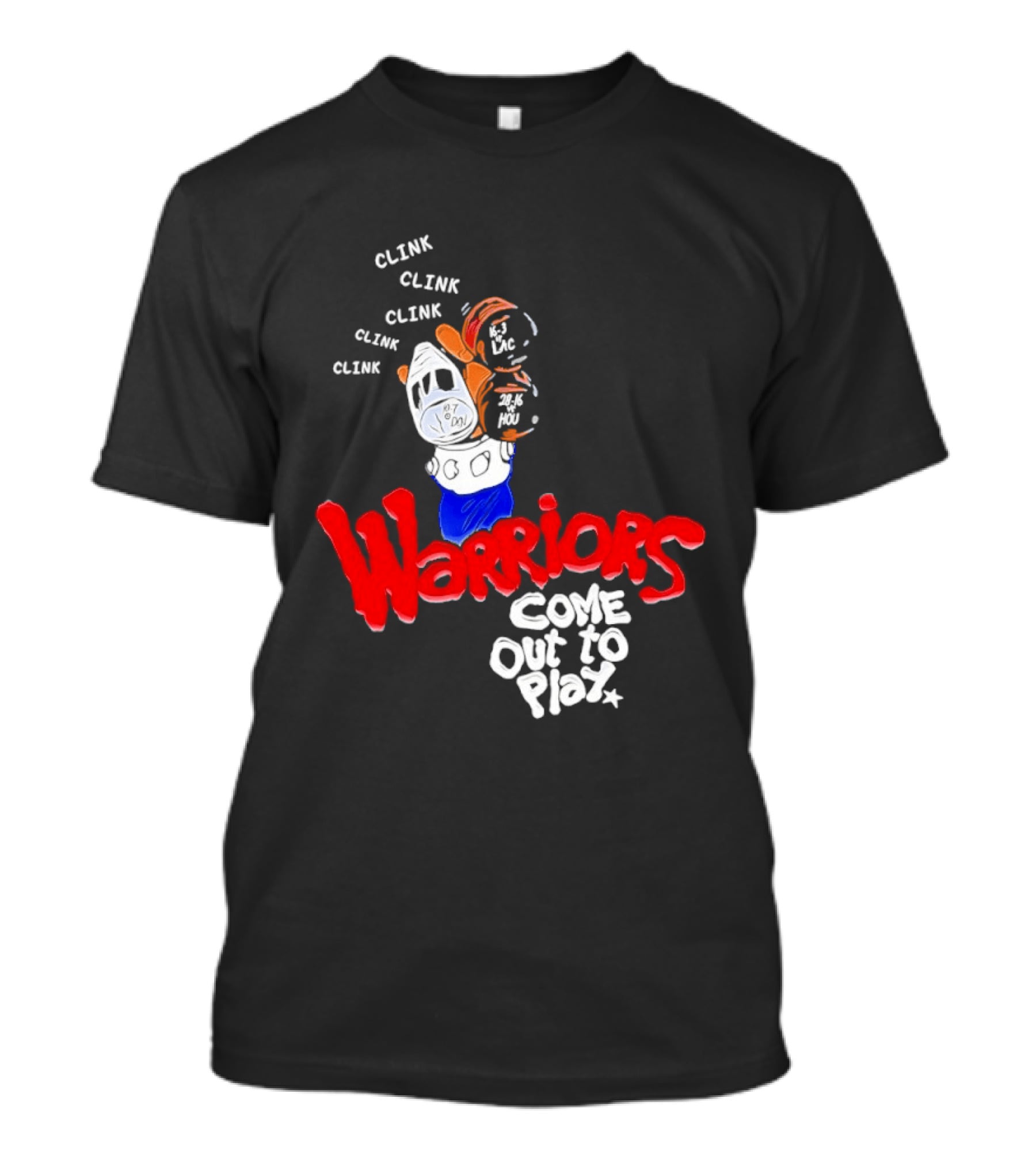 Warriors Come Out To Play Clink Bat Iconic Scene T-Shirt