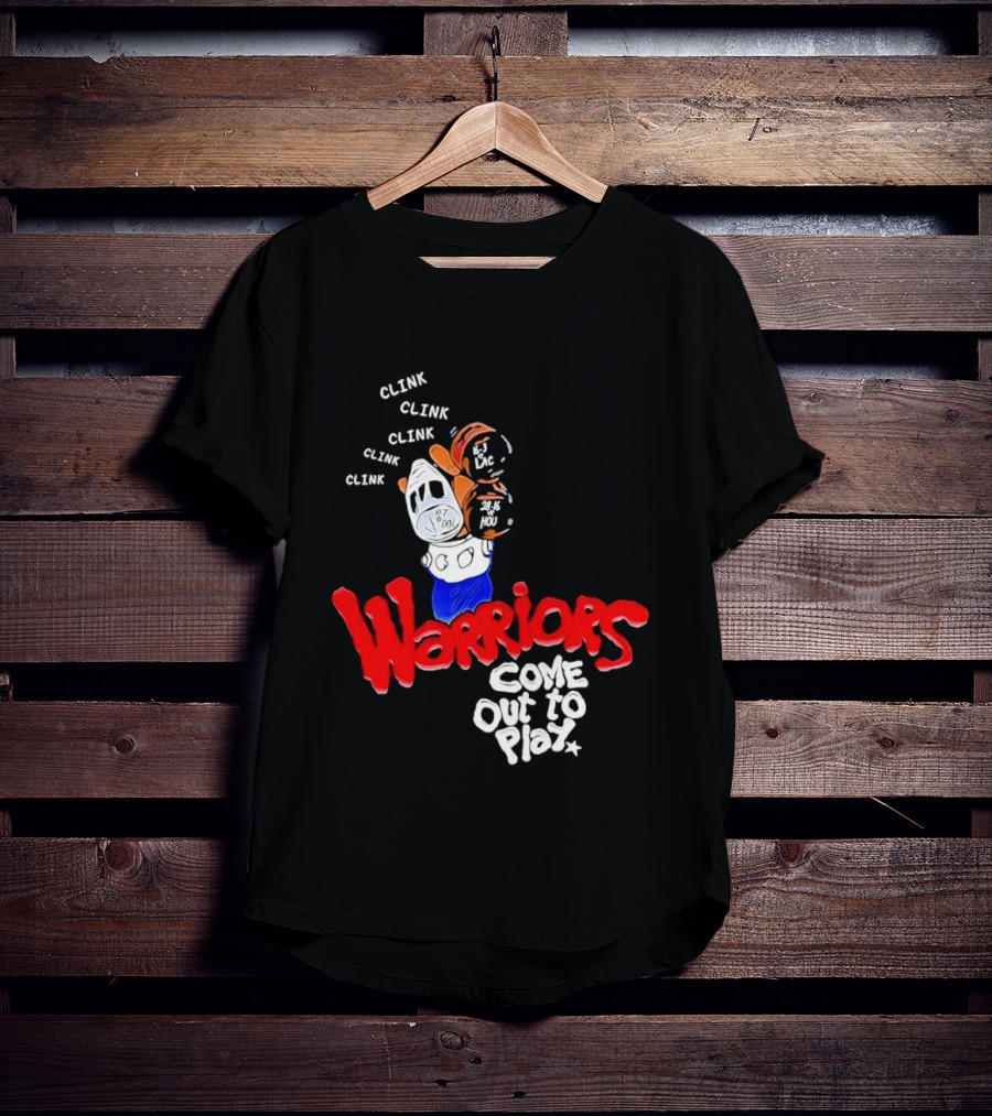 Warriors Come Out To Play Clink Bat Iconic Scene T-Shirt