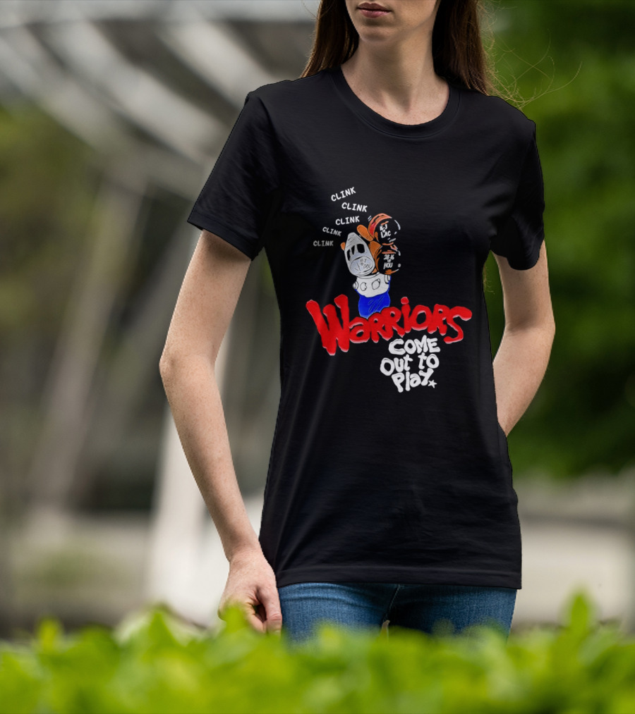 Warriors Come Out To Play Clink Bat Iconic Scene T-Shirt