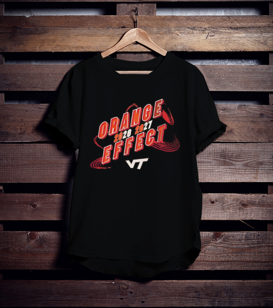 Virginia Tech Hokies Orange Effect 2026 2027 VT T-Shirt