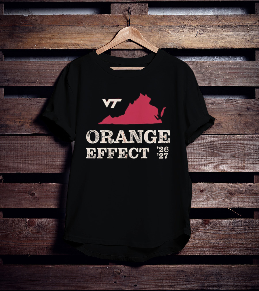 VT Hokies Orange Effect Virginia 2026 2027 T-Shirt
