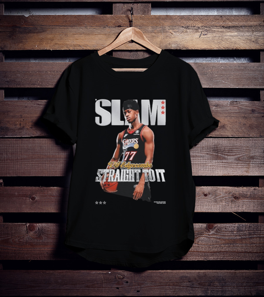 SLAM VJ Edgecombe 77 Sixers Straight To It T-Shirt
