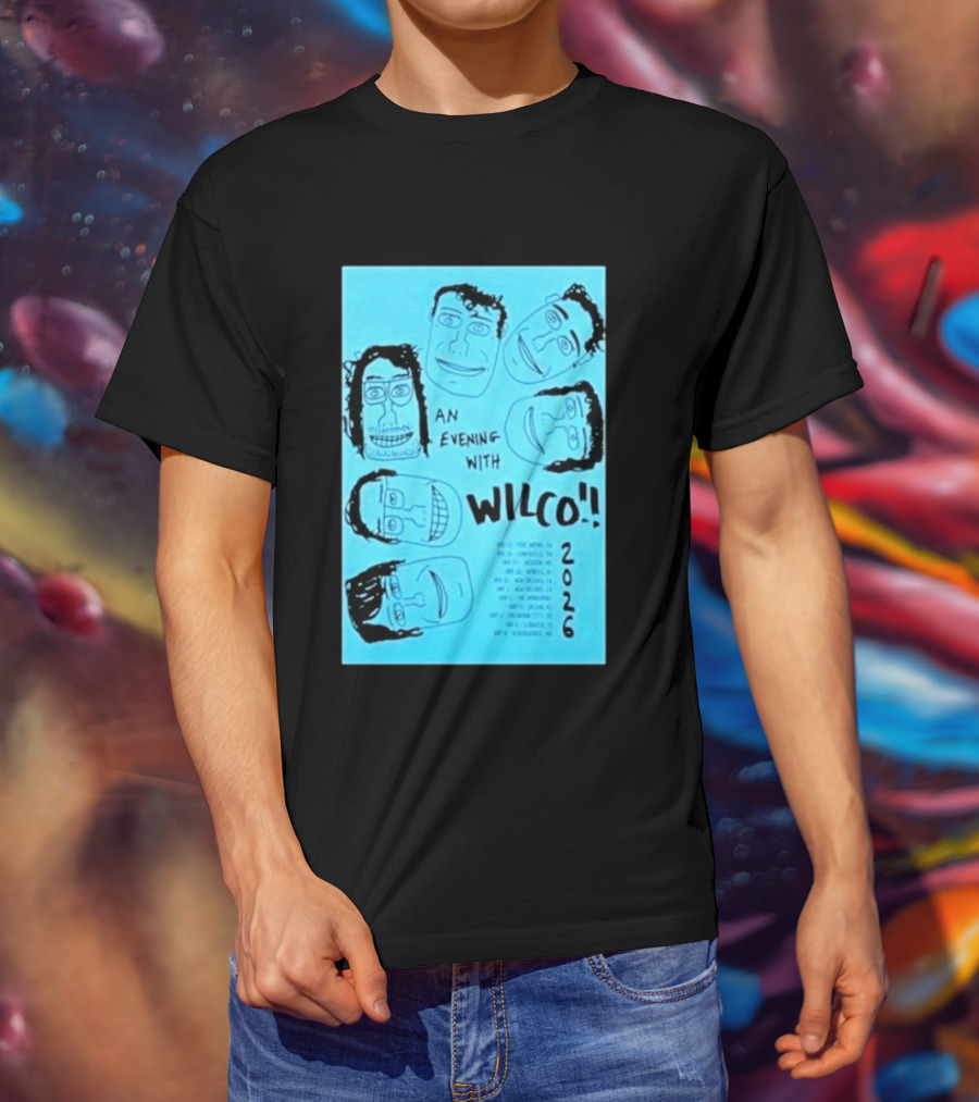 An Evening With Wilco 2026 Tour April & May T-Shirt