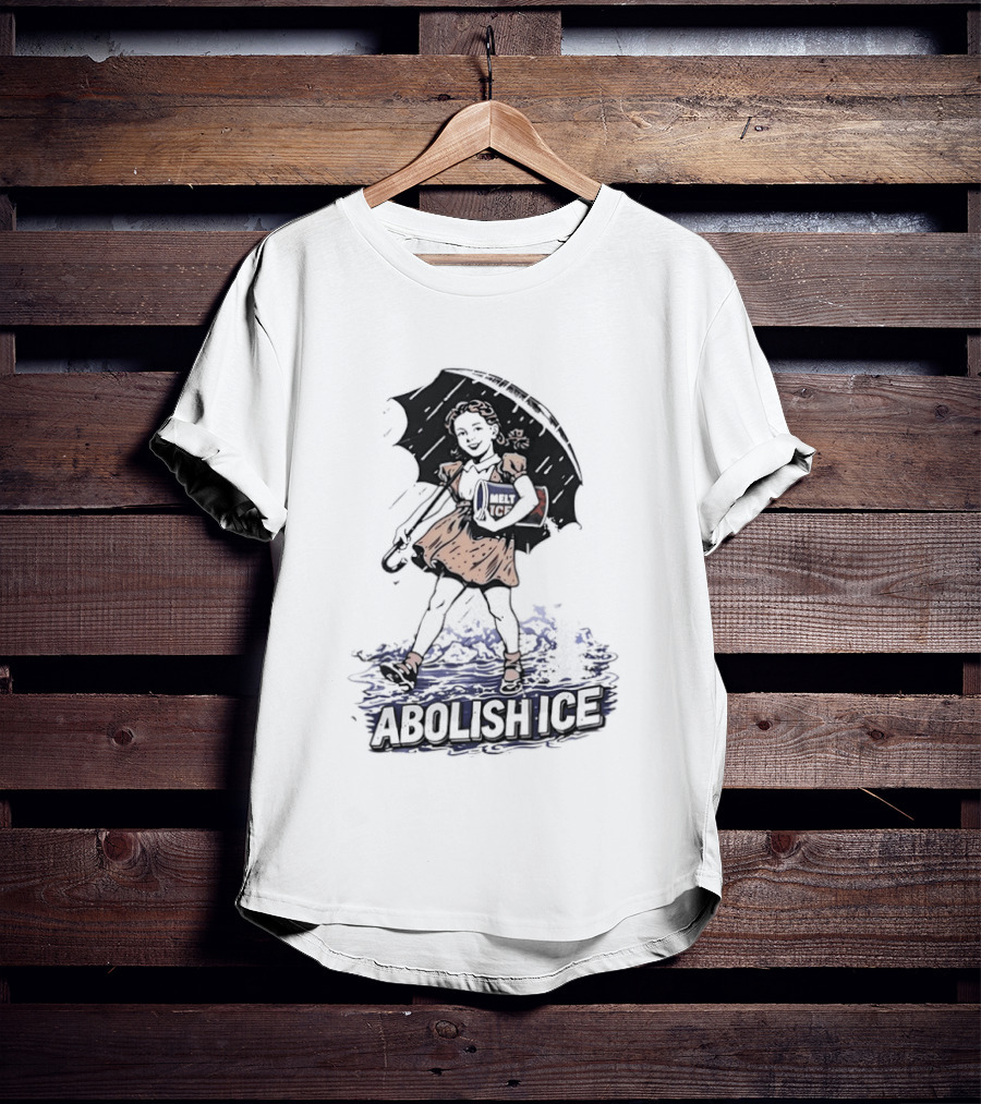 Abolish ICE Salt Girl Activism Umbrella T-Shirt