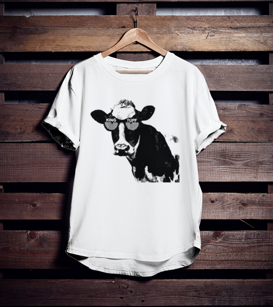 King Tuff X Ray Cow Illustration Holstein T-Shirt
