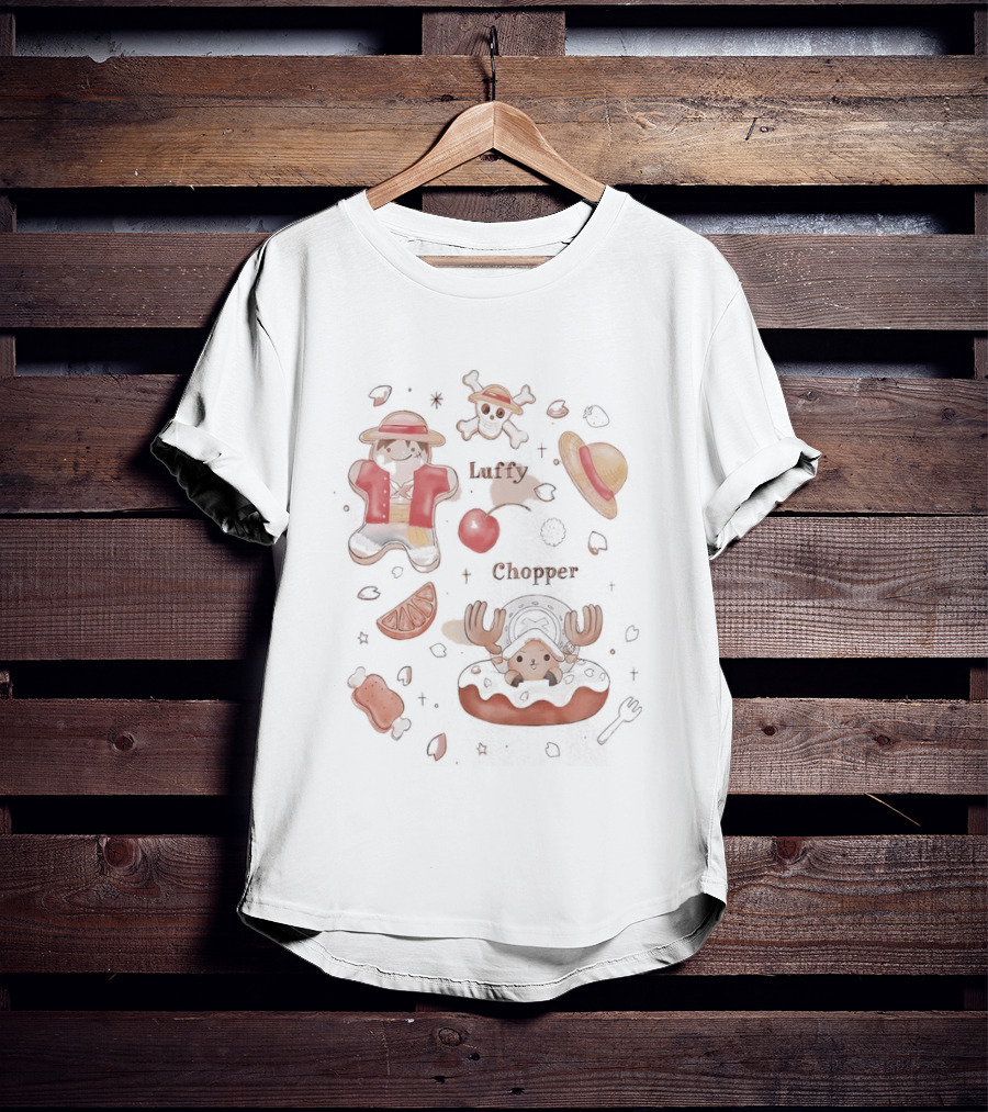 One Piece Luffy Chopper Straw Hat Pirate Adventure T-Shirt