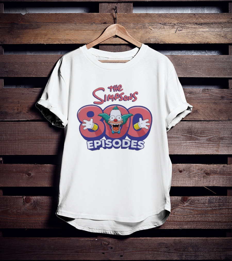 The Simpsons 800 Episodes Krusty The Clown Celebration T-Shirt
