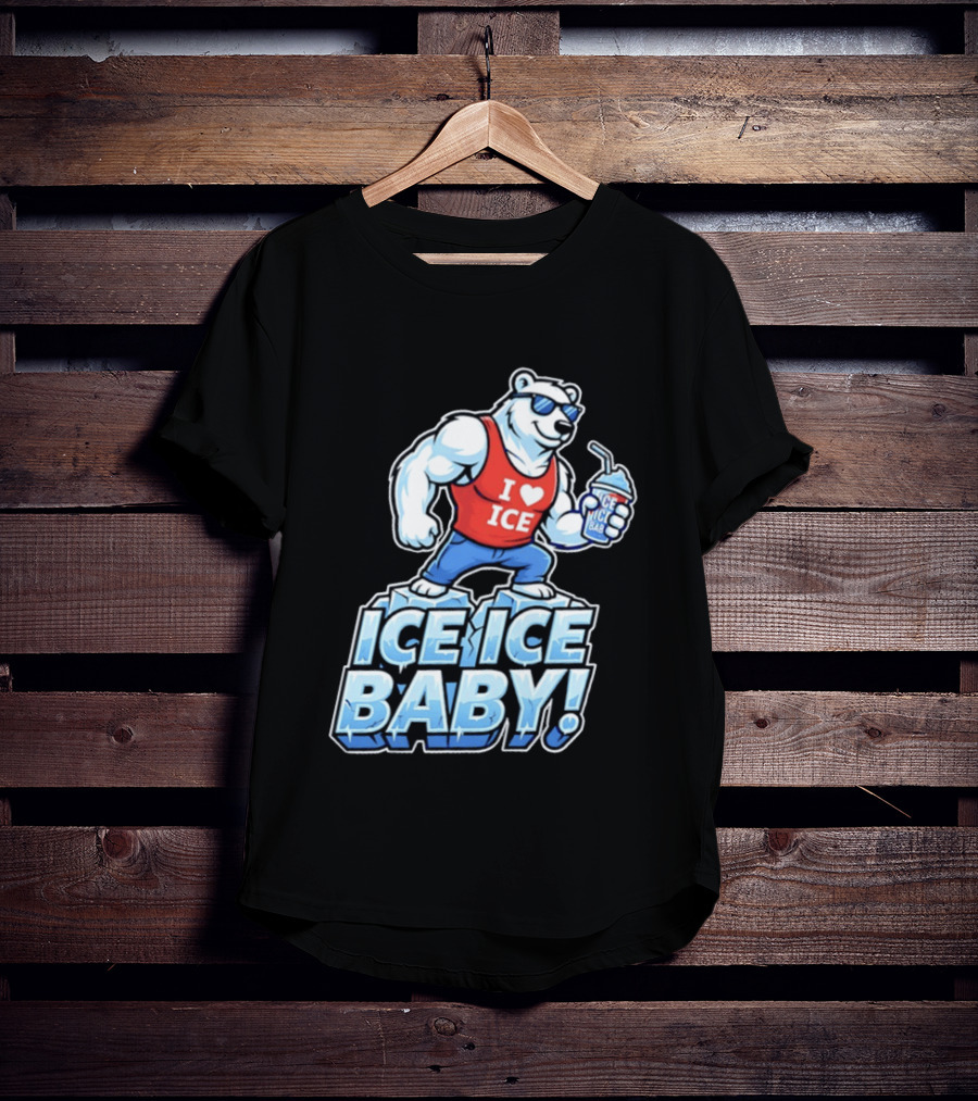 Polar Bear I Love Ice Ice Ice Baby T-Shirt