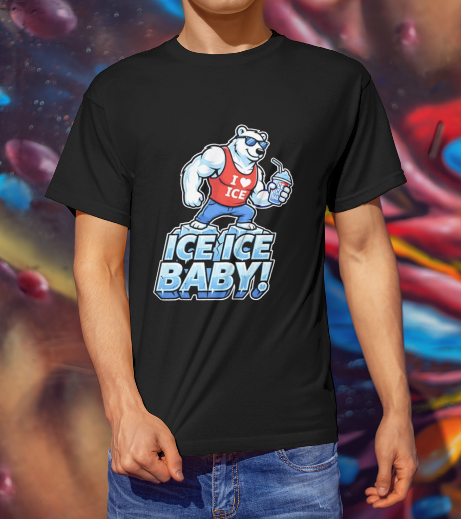 Polar Bear I Love Ice Ice Ice Baby T-Shirt