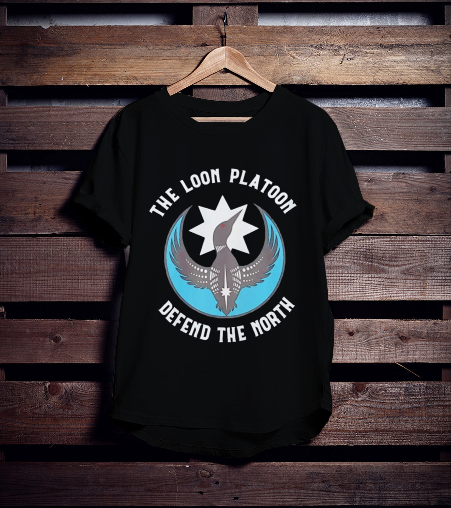The Loon Platoon Defend The North Starbird T-Shirt