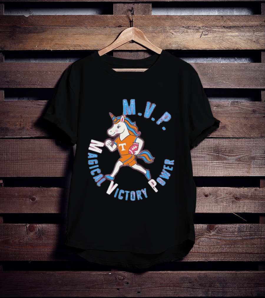 Tennessee Volunteers Unicorn M.V.P. Magical Victory Power T-Shirt