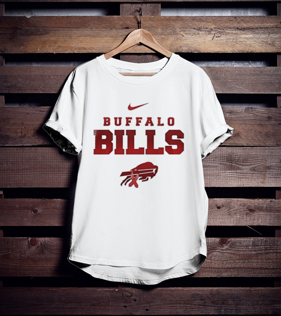 Buffalo Bills Nike Red February American Heart Month T-Shirt