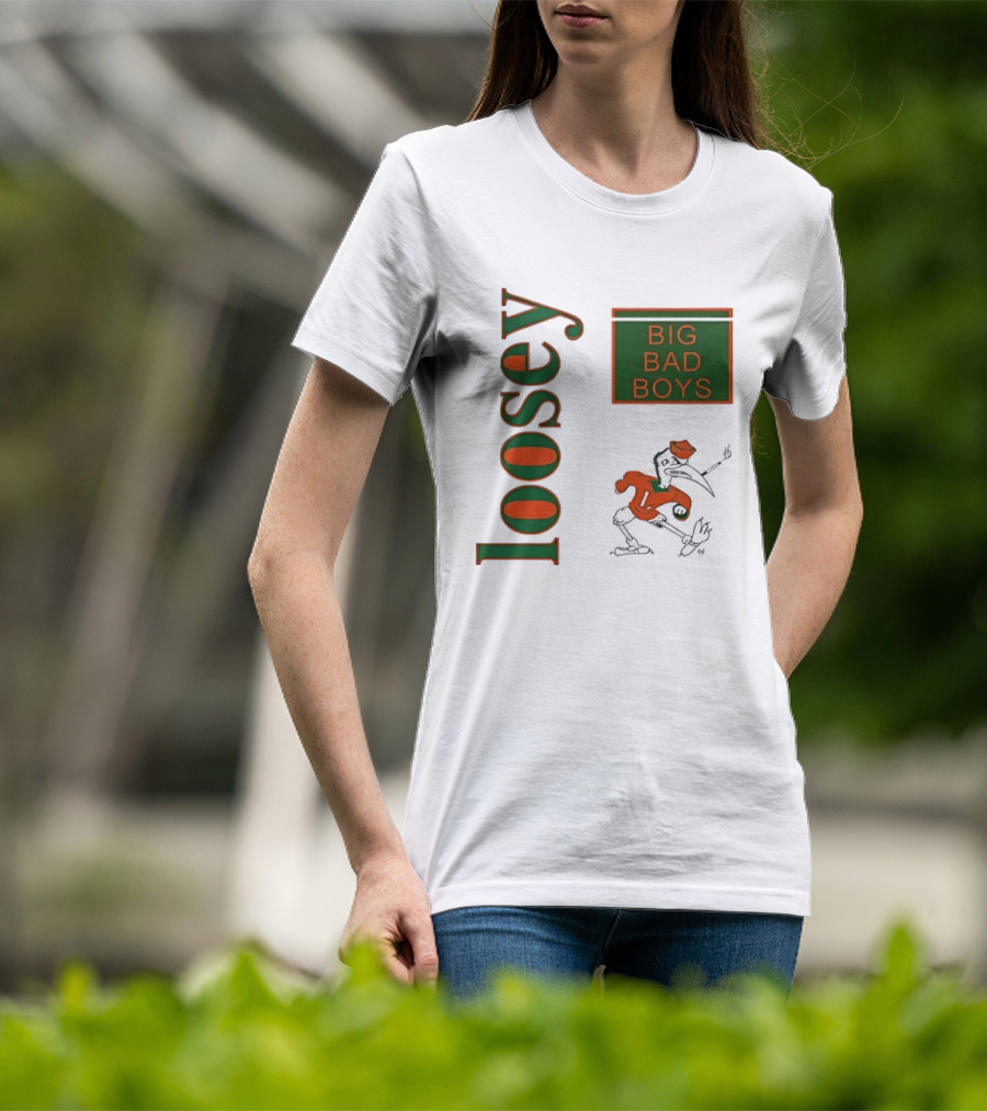 Big Bad Boys Loosey Miami Hurricanes T-Shirt