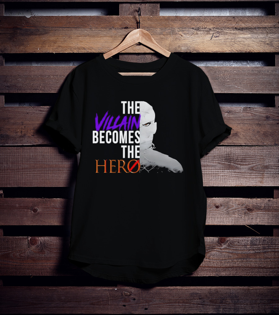 The Villain Becomes The Hero Manga Inspired Transformation T-Shirt