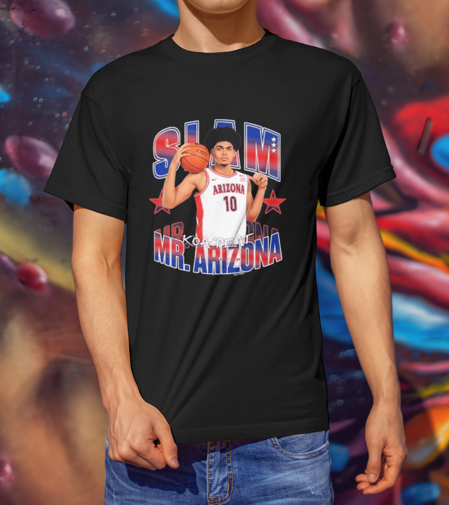 Koa Peat Arizona Basketball Slam Mr Arizona T-Shirt