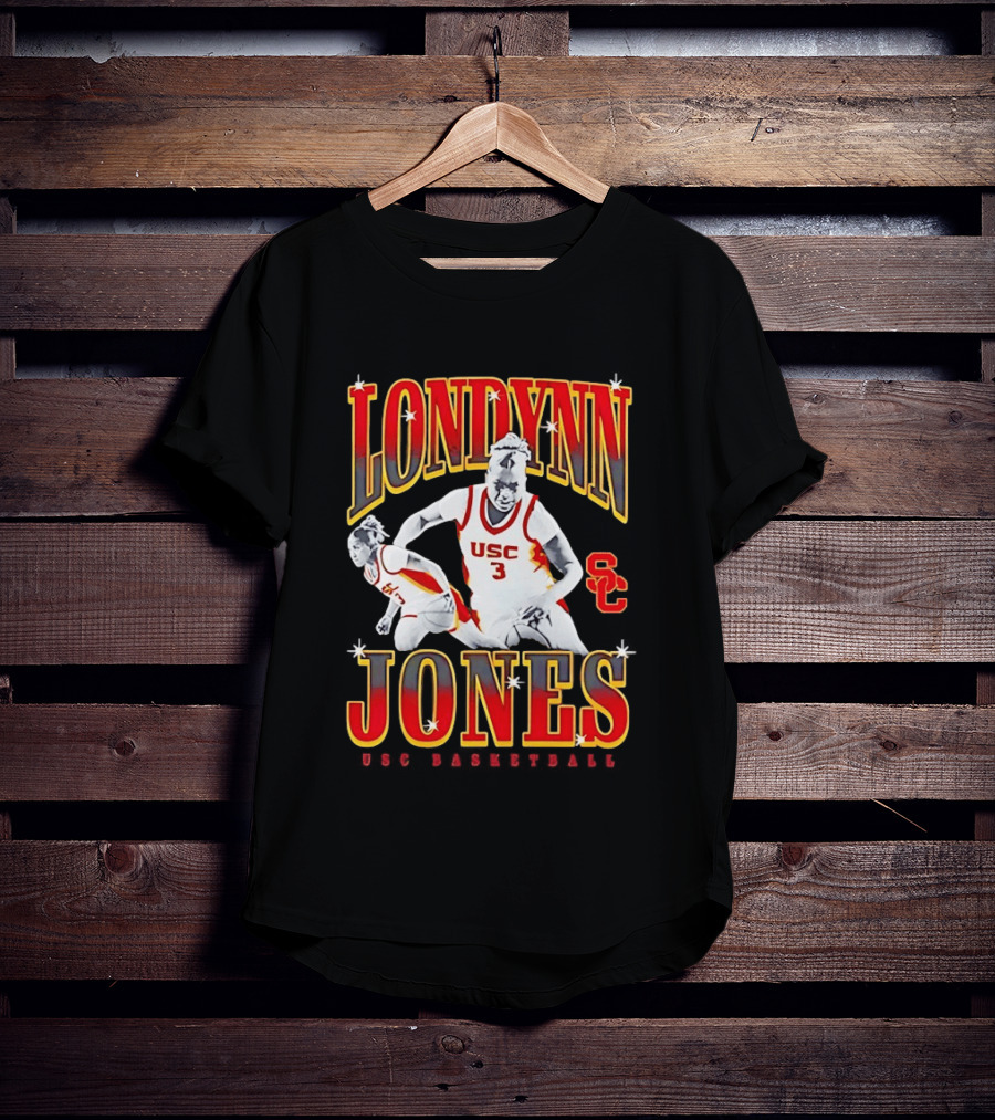 Londynn Jones USC Trojans 3 Basketball Player SC T-Shirt