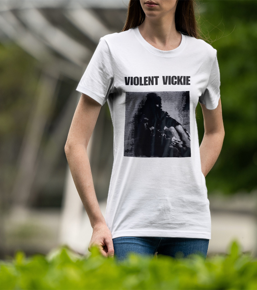 Violent Vickie Pixel Art Visual T-Shirt