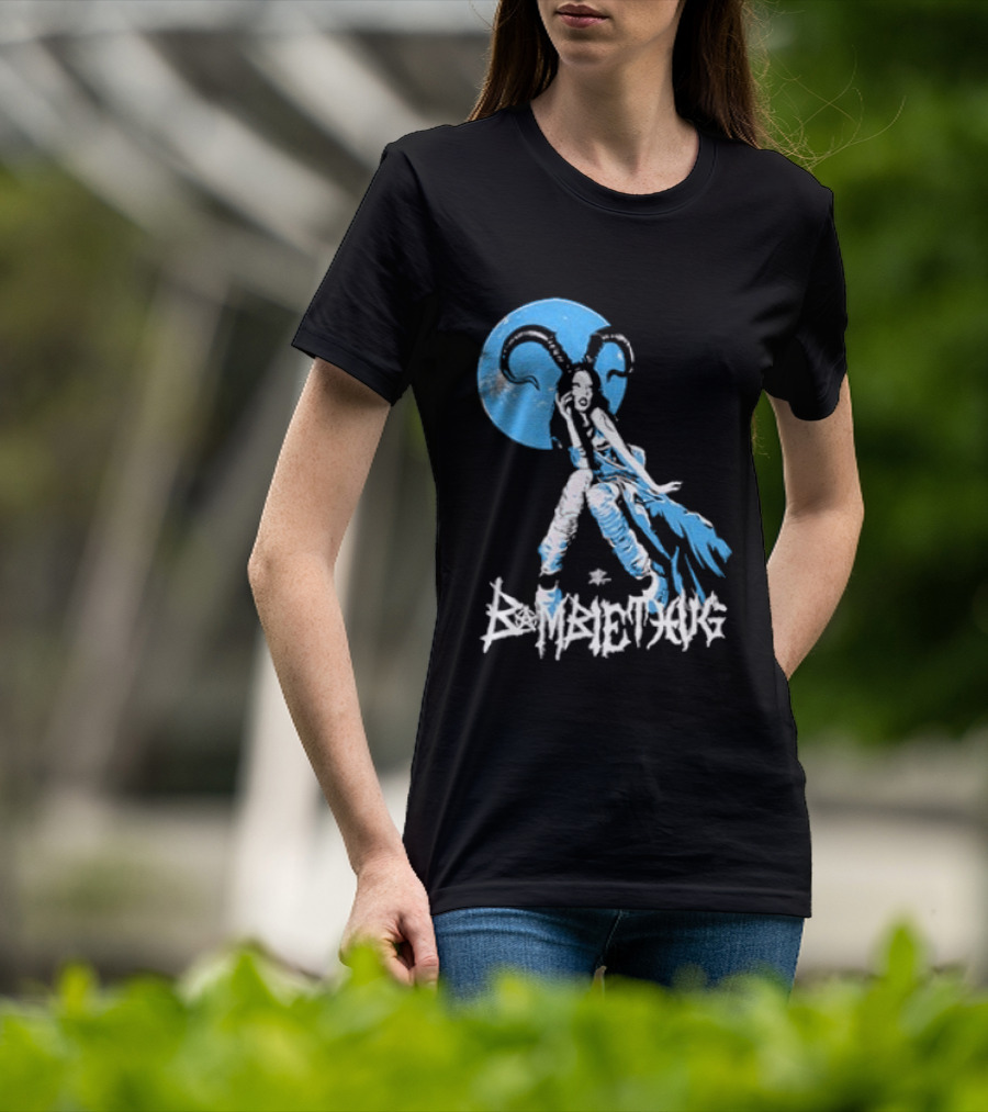 Bambie Thug Crown The Witch Tour 2024 Dates Ethereal Blue Warrior T-Shirt