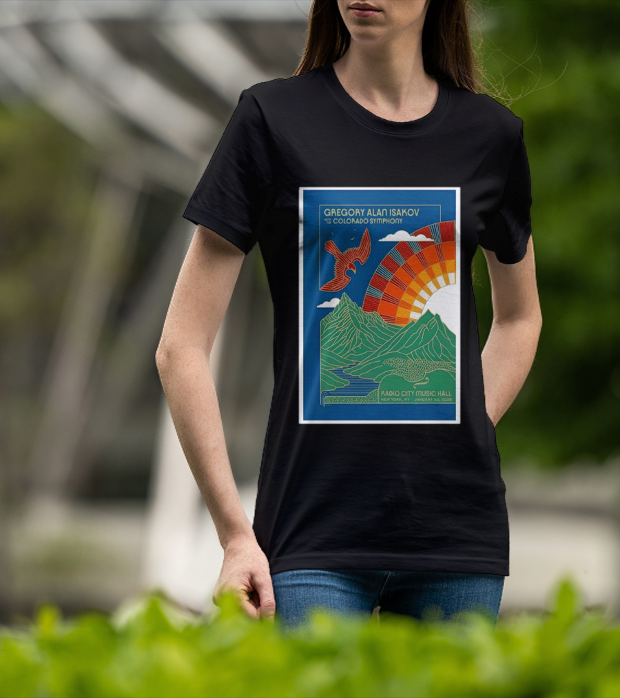 Gregory Alan Isakov With The Colorado Symphony New York Radio City Music Hall January 30 2026 T-Shirt
