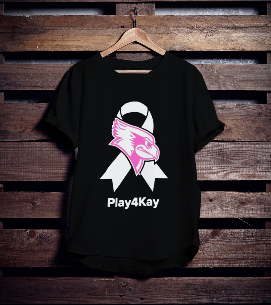 Illinois State Redbirds Play4Kay Pink Ribbon Awareness T-Shirt
