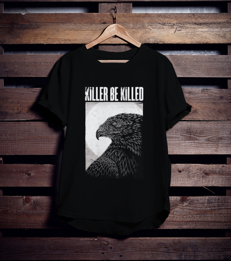 Killer Be Killed Black And White Eagle T-Shirt