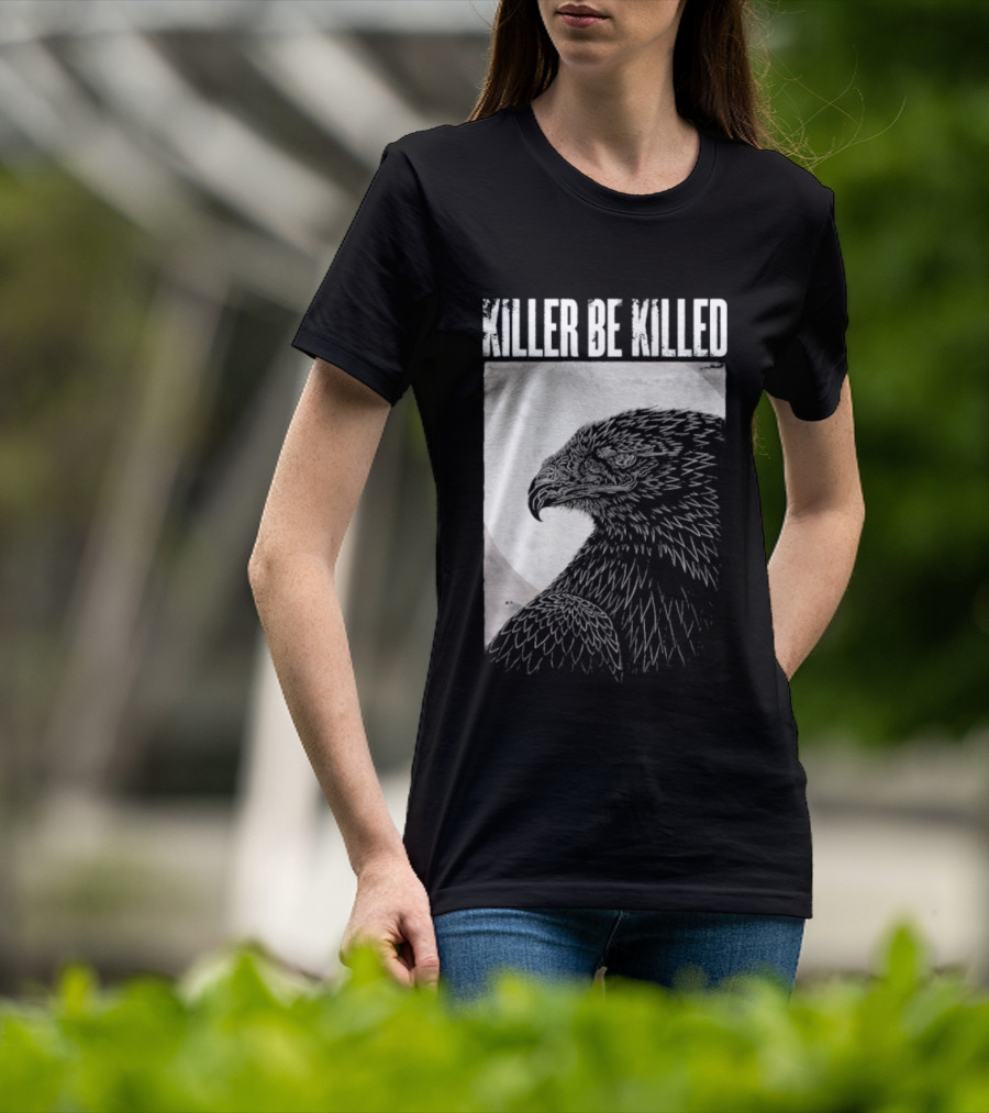 Killer Be Killed Black And White Eagle T-Shirt