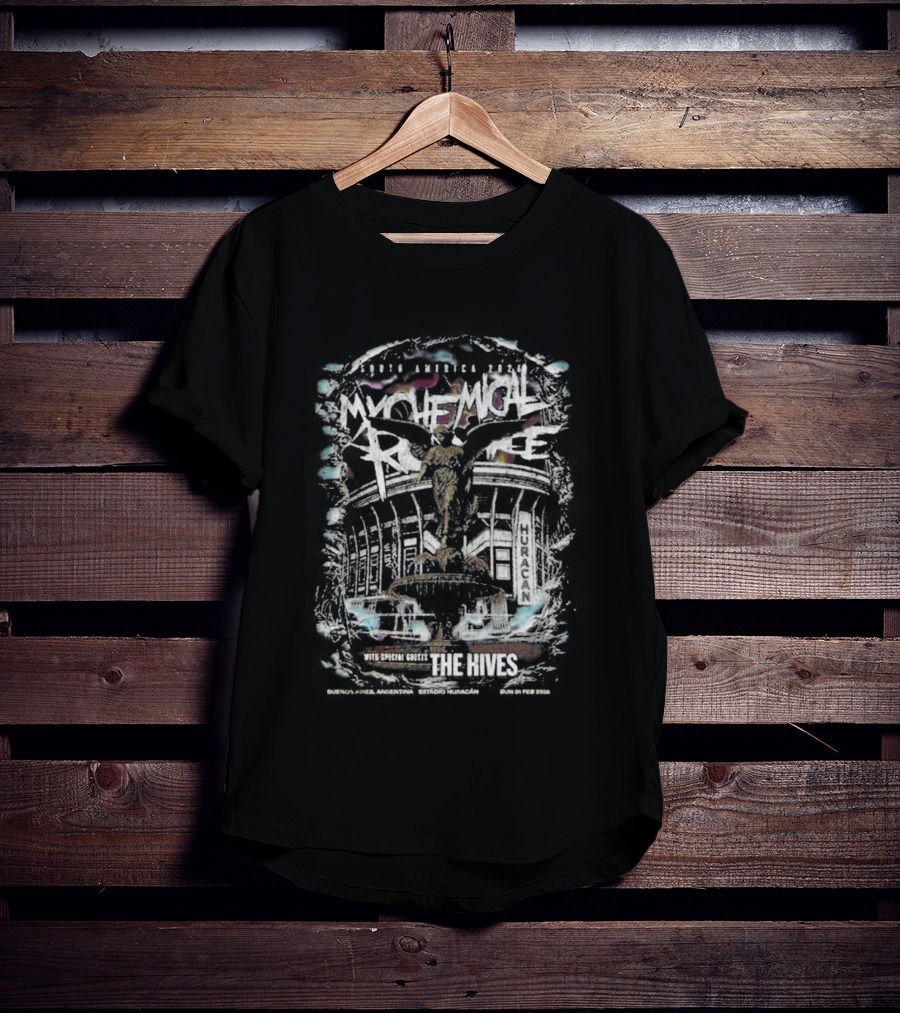 My Chemical Romance Feb 1 2026 Estadio Huracan Argentina Mexican T-Shirt