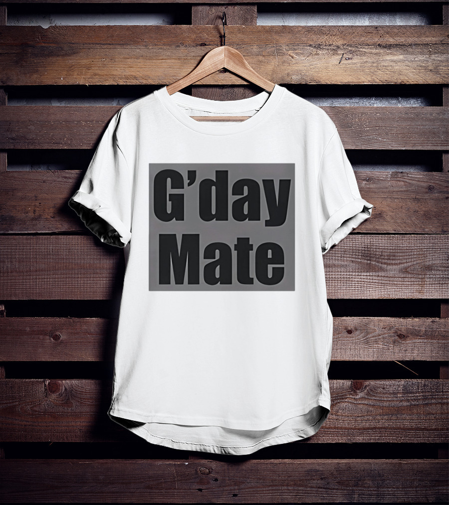 G'day Mate Anaconda Phrase Australian Greeting T-Shirt