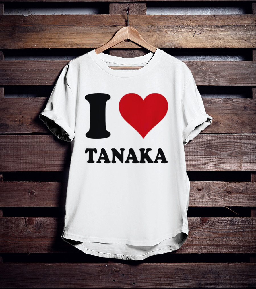 I Love Tanaka Ao Tanaka Leeds United FC T-Shirt